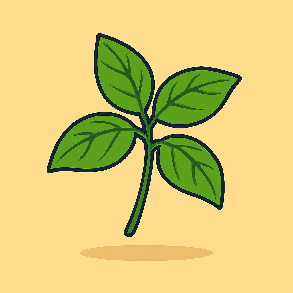 Härlig smakrik basilika